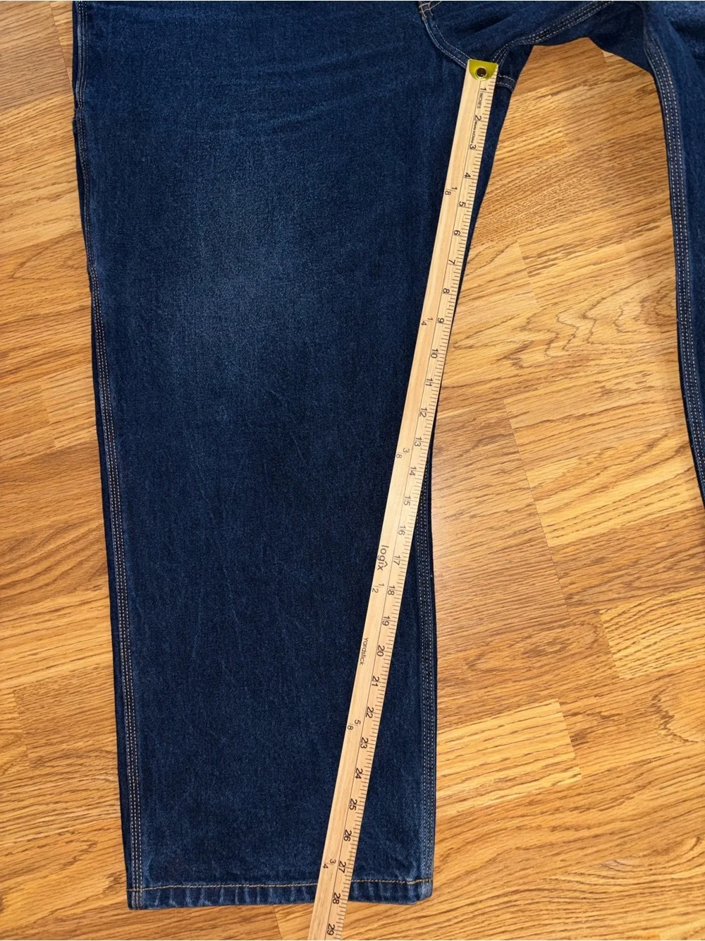 Vintage Big Mac Workwear Carpenter Jeans Men’s Size 44x28 Dark Wash Thick Heavy